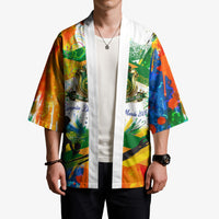 Personalized Brazil 6 Time World Football Champion 2026 Kimono Hexa Brasil Jaguar Mascot - Graffiti Splash Art