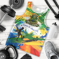 Personalized Brazil 6 Time World Football Champion 2026 Men Tank Top Hexa Brasil Jaguar Mascot - Graffiti Splash Art