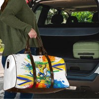 Personalized Brazil 6 Time World Football Champion 2026 Travel Bag Hexa Brasil Jaguar Mascot - Graffiti Splash Art