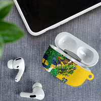 Brazil Football World Champions 2026 AirPods Case Brasil Futebol - Jaguar Mascot - Vibrant Carnival Style