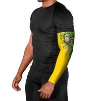 Brazil Football World Champions 2026 Arm Sleeves Brasil Futebol - Jaguar Mascot - Vibrant Carnival Style