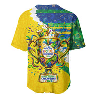 Brazil Football World Champions 2026 Baseball Jersey Brasil Futebol - Jaguar Mascot - Vibrant Carnival Style