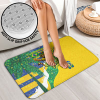 Brazil Football World Champions 2026 Bathroom Set Brasil Futebol - Jaguar Mascot - Vibrant Carnival Style