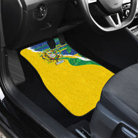 Brazil Football World Champions 2026 Car Mats Brasil Futebol - Jaguar Mascot - Vibrant Carnival Style