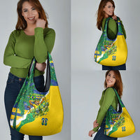 Brazil Football World Champions 2026 Grocery Bag Brasil Futebol - Jaguar Mascot - Vibrant Carnival Style