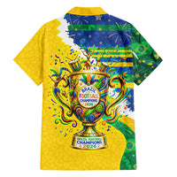 Brazil Football World Champions 2026 Hawaiian Shirt Brasil Futebol - Jaguar Mascot - Vibrant Carnival Style