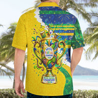 Brazil Football World Champions 2026 Hawaiian Shirt Brasil Futebol - Jaguar Mascot - Vibrant Carnival Style