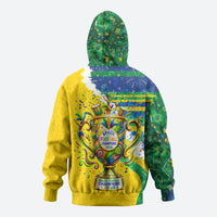Brazil Football World Champions 2026 Hoodie Brasil Futebol - Jaguar Mascot - Vibrant Carnival Style