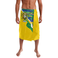 Brazil Football World Champions 2026 Lavalava Brasil Futebol - Jaguar Mascot - Vibrant Carnival Style