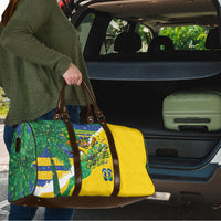 Brazil Football World Champions 2026 Travel Bag Brasil Futebol - Jaguar Mascot - Vibrant Carnival Style