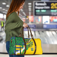 Brazil Football World Champions 2026 Travel Bag Brasil Futebol - Jaguar Mascot - Vibrant Carnival Style