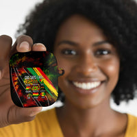Juneteenth God Says I Am Christian Freedom AirPods Case Pan African Flag Colors Tie Dye Galaxy