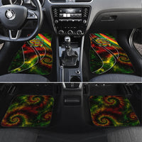 Juneteenth God Says I Am Christian Freedom Car Mats Pan African Flag Colors Tie Dye Galaxy