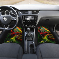 Juneteenth God Says I Am Christian Freedom Car Mats Pan African Flag Colors Tie Dye Galaxy