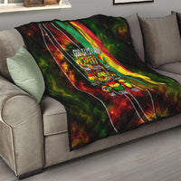 Juneteenth God Says I Am Christian Freedom Quilt Pan African Flag Colors Tie Dye Galaxy