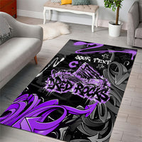 Personalized Colorado Aspen Snowmass Red Rocks Area Rug Urban Graffiti Paint Splatter Street Art