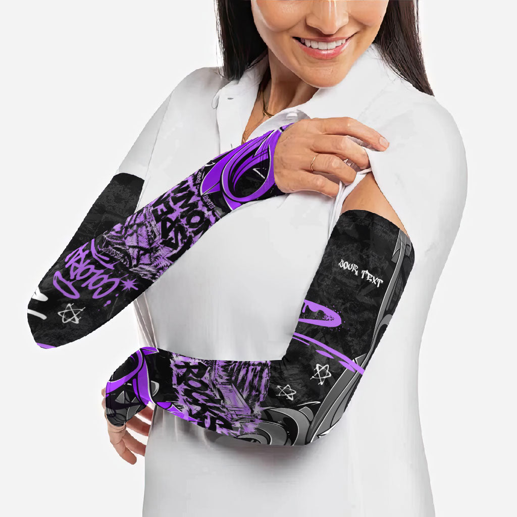 Personalized Colorado Aspen Snowmass Red Rocks Arm Sleeves Urban Graffiti Paint Splatter Street Art