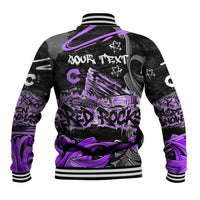 Personalized Colorado Aspen Snowmass Red Rocks Baseball Jacket Urban Graffiti Paint Splatter Street Art