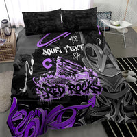 Personalized Colorado Aspen Snowmass Red Rocks Bedding Set Urban Graffiti Paint Splatter Street Art