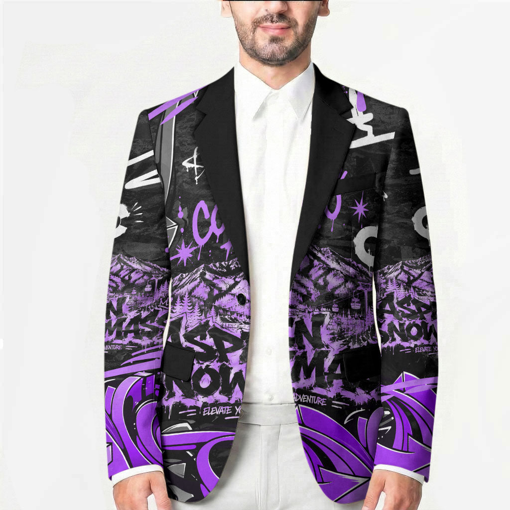 Personalized Colorado Aspen Snowmass Red Rocks Blazer Urban Graffiti Paint Splatter Street Art