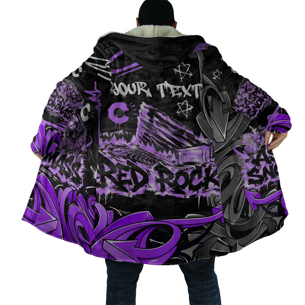 Personalized Colorado Aspen Snowmass Red Rocks Cloak Urban Graffiti Paint Splatter Street Art