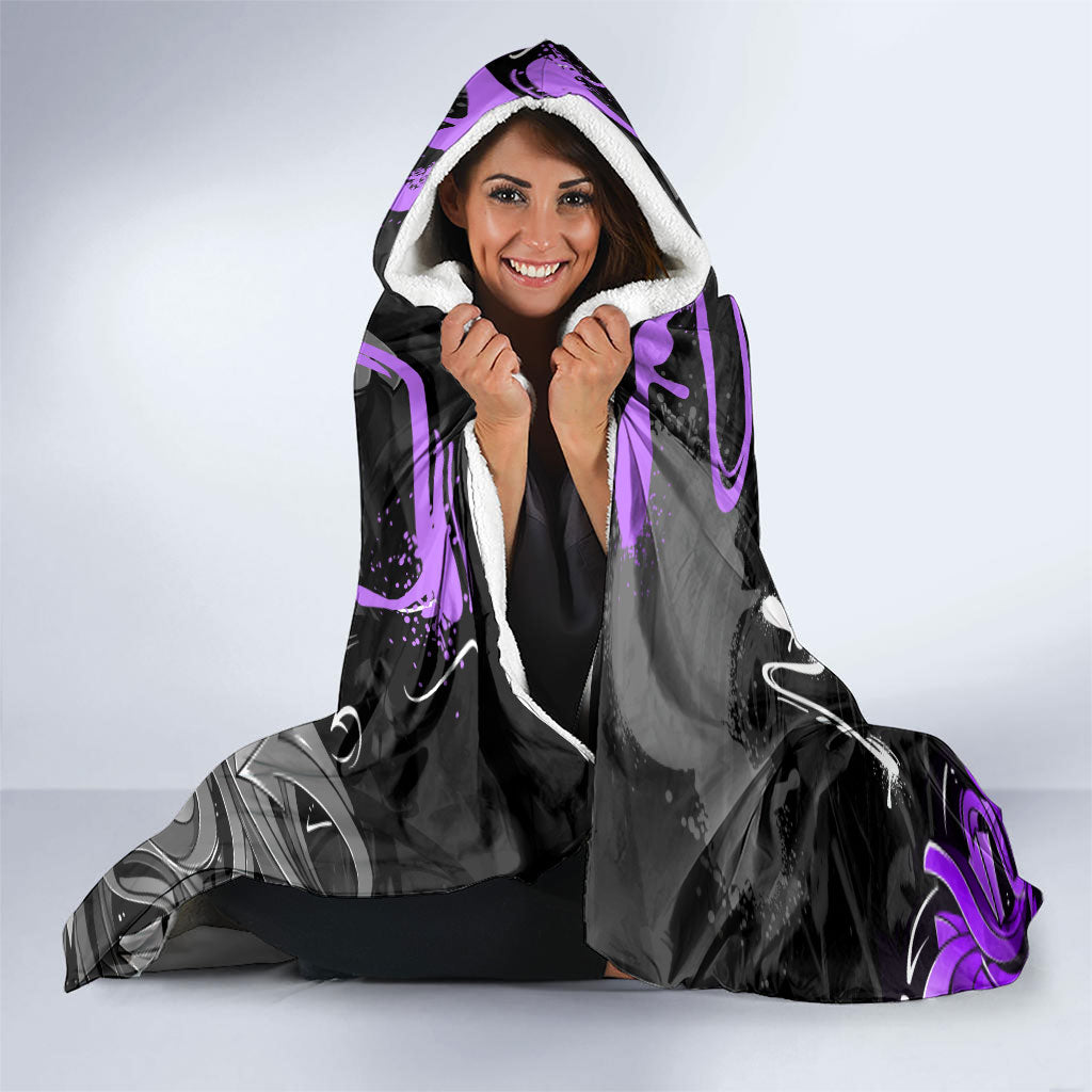 Personalized Colorado Aspen Snowmass Red Rocks Hooded Blanket Urban Graffiti Paint Splatter Street Art