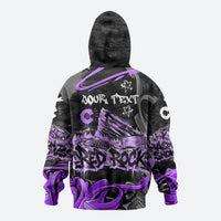 Personalized Colorado Aspen Snowmass Red Rocks Hoodie Urban Graffiti Paint Splatter Street Art