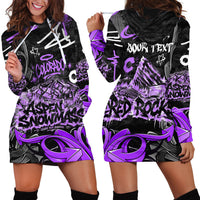 Personalized Colorado Aspen Snowmass Red Rocks Hoodie Dress Urban Graffiti Paint Splatter Street Art