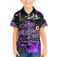 Personalized Colorado Aspen Snowmass Red Rocks Kid Hawaiian Shirt Urban Graffiti Paint Splatter Street Art