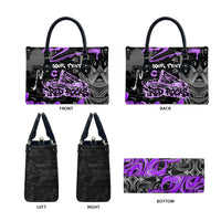 Personalized Colorado Aspen Snowmass Red Rocks Leather Bag Urban Graffiti Paint Splatter Street Art