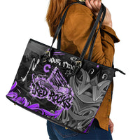 Personalized Colorado Aspen Snowmass Red Rocks Leather Tote Bag Urban Graffiti Paint Splatter Street Art