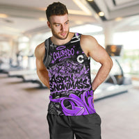 Personalized Colorado Aspen Snowmass Red Rocks Men Tank Top Urban Graffiti Paint Splatter Street Art