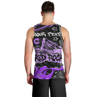 Personalized Colorado Aspen Snowmass Red Rocks Men Tank Top Urban Graffiti Paint Splatter Street Art