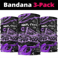 Personalized Colorado Aspen Snowmass Red Rocks Neck Gaiter Urban Graffiti Paint Splatter Street Art