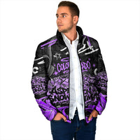 Personalized Colorado Aspen Snowmass Red Rocks Padded Jacket Urban Graffiti Paint Splatter Street Art