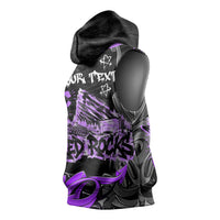 Personalized Colorado Aspen Snowmass Red Rocks Sleeveless Hoodie Urban Graffiti Paint Splatter Street Art