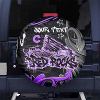 Personalized Colorado Aspen Snowmass Red Rocks Spare Tire Cover Urban Graffiti Paint Splatter Street Art