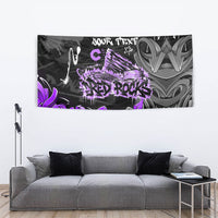 Personalized Colorado Aspen Snowmass Red Rocks Tapestry Urban Graffiti Paint Splatter Street Art
