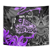 Personalized Colorado Aspen Snowmass Red Rocks Tapestry Urban Graffiti Paint Splatter Street Art