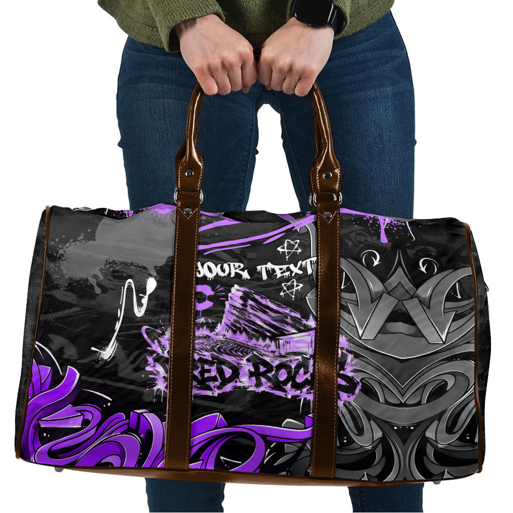 Personalized Colorado Aspen Snowmass Red Rocks Travel Bag Urban Graffiti Paint Splatter Street Art