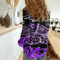 Personalized Colorado Aspen Snowmass Red Rocks Women Casual Shirt Urban Graffiti Paint Splatter Street Art