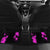 Pink Paint Splatter Design Car Mats with Bowling Graphic and Custom Team Name Text - Wonder Print Shop