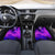 Dartboard and Darts Car Mats with Purple Smoke Background and Custom Team Name - Wonder Print Shop