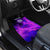 Dartboard and Darts Car Mats with Purple Smoke Background and Custom Team Name - Wonder Print Shop