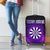 Dartboard and Darts Luggage Cover with Purple Smoke Background and Custom Team Name - Wonder Print Shop