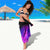 Dartboard and Darts Sarong with Purple Smoke Background and Custom Team Name - Wonder Print Shop
