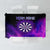 Dartboard and Darts Tablecloth with Purple Smoke Background and Custom Team Name - Wonder Print Shop