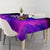 Dartboard and Darts Tablecloth with Purple Smoke Background and Custom Team Name - Wonder Print Shop