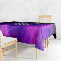 Dartboard and Darts Tablecloth with Purple Smoke Background and Custom Team Name - Wonder Print Shop