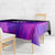 Dartboard and Darts Tablecloth with Purple Smoke Background and Custom Team Name - Wonder Print Shop